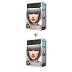 Sea Color 2X2 Tüp Krem Saç Boyası Seti Füme Gri No:0.01 hgjrf7tj