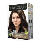 Sea Color 6.0 Koyu Kumral Saç Boyası Seti