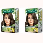 Sea Color 7.11 Yoğun Küllü Kumral 2x2 Tüp Amonyaksız Krem Saç Boyası