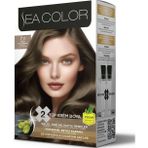 Sea Color Saç Boyası Yoğun Küllü Kumral 7/11 Mükemmel Beyaz Kapama 2'Li Tüp