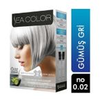 Sea Color Seacolor 2'li Krem Saç Boyası 0.02Gümüş Gri