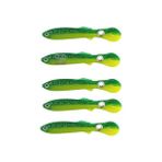 Sea Horse Nemesis Shad 10 cm Yellow Green 5'li Paket Silikon Suni Yem