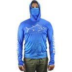 Sea Horse W.w. Pro Angler Uv T-Shrt Sky B. 3xlarge - Mavi