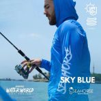 Sea Horse W.w. Pro Angler Uv T-Shrt Sky B. 3Xlarge