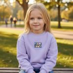 Seabubbles Kız Çocuk Sweatshirt - Mor - 5 - 6 Yaş