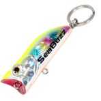 SeaBuzz Balık anahtarlık 6 cm – Balık kolye ucu – anahtar için anahtar halkası – Balık şans getirici – Erkekler için balıkçı hediyesi – Anahtar düzenleyici – Lucky Charms Anahtarlık – Balıkçılık