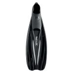 SEAC F 100 PRO, Kapalı Ayak Cepli Hafif Tüplü ve Şnorkelle Dalış Paletleri, Yetişkin Unisex, Siyah, 36/37 EU