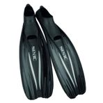 SEAC F 100 PRO,Kapalı Ayak Cepli Hafif Tüplü ve Şnorkelle Dalış Paletleri, Yetişkin Unisex, Siyah, 38/39 EU