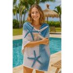 SeaDream Tropikal Desenli Plaj Havlusu 70X140 Cm Starfish