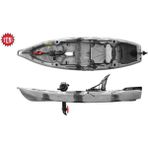 Seaflo Mako 10,5 Pedallı Kano Gri - PEDALLI
