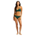 Seafolly Kadın Çok Askılı Hipster Tam Kaplama Bikini Altı Mayo, Seafolly Collective Evergreen, ^
