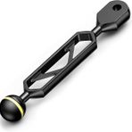 Seafrogs 4.6 "/17.7cm Alüminyum Alaşımlı Sualtı Uzatma Montaj Kolu 1 "Topu YS Kafa Adaptörü Klips Kolu Sualtı Aydınlatma Sistemi Strobe/Video Işık/Dalış Kamera Tepsisi için Konektör Kolu (AM-22)