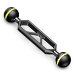 Seafrogs 6"/15.2cm Çift Bilyalı Kol Alüminyum Alaşımlı Hafif Kol 1 "Top Kafa Uzatma Konektörü Sualtı Strobe/Video Işık/Dalış Kamera Tepsisi (AM-16)
