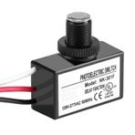 SEAFRONT Aydınlatma Armatürleri Için 120V-277VAC Fotoelektrik Anahtar, Otomatik Aydınlatma Algılama Devresi, LED, Akkor, Halojen Ve Floresan Ampuller Için Enerji Tasarrufu Sensör
