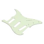 SEAFRONT PVC Elektro Gitar Pick Guard 3 Katmanlar 11 Delik Scratch Plaka Gitar Pickguard Amerikan 62 Gitar Pickguard'a Uygun