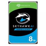 Seagate ST8000VE001 SKYHAWK AI 8 TB 256MB 7200RPM SATA3.0 7/24 DVR, NVR için Güvenlik HDD