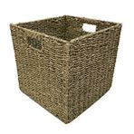Seagrass Katlanabilir Sepet 30x30x30 cm Bej