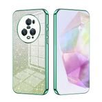 SEAHAI HONOR Magic 5 Pro (Magic5 Pro) için Kılıf, Ultra İnce Premium TPU Tampon Darbeye Dayanıklı Parlak Gradyan Renkli Yumuşak Kapak Moda İnce Silikon Kaplama Kılıf - Yeşil