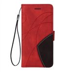 SEAHAI HONOR Magic 7 Lite 5G için Kılıf Deri PU Cüzdan Kitap Folyo Stand Görünümü Kılıf, Kredi Kartı Yuvalı Ultra İnce Darbeye Dayanıklı Kılıf Destek Çubuğu/TPU Kabuk/Manyetik Kapanma - Kırmızı