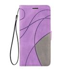 SEAHAI HONOR Magic 7 Lite 5G için Kılıf Deri PU Cüzdan Kitap Folyo Stand Görünümü Kılıf, Kredi Kartı Yuvalı Ultra İnce Darbeye Dayanıklı Kılıf Destek Çubuğu/TPU Kabuk/Manyetik Kapanma - Mor