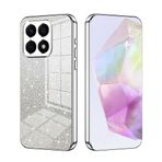 SEAHAI Honor X8b için Kılıf, Ultra İnce Premium TPU Tampon Darbeye Dayanıklı Parlak Gradyan Renkli Yumuşak Kapak Moda İnce Silikon Kaplama Kılıf - Gümüş