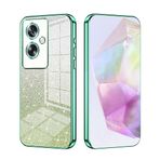 SEAHAI Oppo A79 5G için Kılıf, Ultra İnce Premium TPU Tampon Darbeye Dayanıklı Parlak Gradyan Renkli Yumuşak Kapak Moda İnce Silikon Kaplama Kılıf - Yeşil