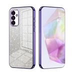 SEAHAI Samsung Galaxy A14 4G/5G için Kılıf, Ultra İnce Premium TPU Tampon Darbeye Dayanıklı Parlak Gradyan Renkli Yumuşak Kapak Moda İnce Silikon Kaplama Kılıf - Mor