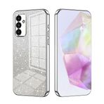 SEAHAI Samsung Galaxy A25 5G için Kılıf, Ultra İnce Premium TPU Tampon Darbeye Dayanıklı Parlak Gradyan Renkli Yumuşak Kapak Moda İnce Silikon Kaplama Kılıf - Gümüş