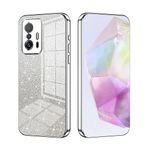 SEAHAI Xiaomi 11T 5G / Xiaomi 11T Pro 5G için Kılıf, Ultra İnce Premium TPU Tampon Darbeye Dayanıklı Parlak Gradyan Renkli Yumuşak Kapak Moda İnce Silikon Kaplama Kılıf - Gümüş