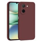 SEAHAI Xiaomi Redmi A5 4G için kılıf, ultra ince yumuşak silikon, darbeye dayanıklı cep telefonu kılıfı, kalınlaştırılmış kamera korumalı tasarım, şık mat TPU tampon koruyucu kılıf, şarap kırmızısı