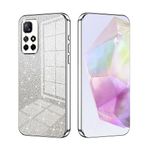 SEAHAI Xiaomi Redmi Note 11S 5G/Xiaomi Poco M4 Pro 5G için Kılıf, Ultra İnce Premium TPU Tampon Darbeye Dayanıklı Parlak Gradyan Renkli Yumuşak Kapak Moda İnce Silikon Kaplama Kılıf - Gümüş