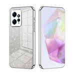 SEAHAI Xiaomi Redmi Note 12 4G için Kılıf, Ultra İnce Şeffaf Degrade Renk Parlayan Desen Kart Kaplama Tasarımı Darbeye Dayanıklı TPU Tampon Yumuşak Silikon Moda Kapak - Gümüş