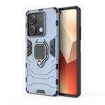 SEAHAI Xiaomi Redmi Note 13 Pro 4G / Xiaomi Poco M6 Pro 4G için Kılıf, Halka Destek Çubuğu [Askeri Sınıf] Ultra İnce Koruyucu Silikon TPU Darbeye Dayanıklı Hibrit Sert PC Arka Telefon Kılıfı - Mavi