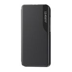 SEAHAI Xiaomi Redmi Note 14S 4G/Redmi Note 13 Pro 4G/POCO M6 Pro, Flip Clear View Şeffaf Ayakta Duran Kapak Yumuşak Kitap Tarzı Ultra İnce Tam Koruyucu Darbeye Dayanıklı Kılıf, Kickstand ile, Siyah