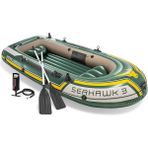 Seahawk Şişme Bot Serisi: Deluxe Tekne Kürekleri ve Yüksek Çıkışlı Pompa Içerir - Superstrong Pvc - Olta Tutucular - Kaynaklı Kürek Kilitleri - Ağır Hizmet Tipi Kepçe Kolu