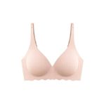 Seamless Bra - Lumera | Ten Lazer Kesim Balensiz Rib Dokulu Dalga Kesim Dikişsiz Kadın Sütyen