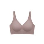 Seamless Bra - Velora | Kahverengi Lazer Kesim Balensiz Rib Dokulu Dikişsiz Kadın Sütyen