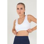 Seamless Kaplı Spor Büstiyer - M - L - Beyaz