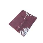 Seamlife Kadın Lüx Extra Yumuşak%100 Pamuk Viskon Kısa Kollu Pijama Takımı