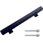 Seas Door Kare Çelik Kapı Kolu 40 cm Siyah
