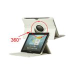 Seashell Digital 360 Derece Döner Deri Samsung Galaxy Tab 2 10.1 P5100 P5110 BEYAZ Tablet Kılıfı (Yurt Dışından)