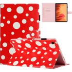 Seashell Digital Samsung Galaxy Tab A7 Lite 8.7 Inç T200 T225 Pu Deri Standı Nokta Desenli Kart Tutucu beyaz Noktalar Tablet Kılıfı (Yurt Dışından) - Renkli