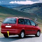 Seat Alhambra 1996-2000 Bagaj Kapagi Acma Kolu Tutamak 7M0827565c