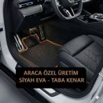 Seat Arona Kj7 2017 ve Sonrası Uyumlu Araca Özel Eva Tam Takım Paspas Seti St - Siyah - Kahverengi