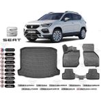 Seat Ateca 4x2 2023 Model Bagaj Havuzu Araca Özel Siyah Extra Havuzlu Paspas Takımı