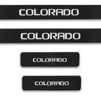 Seat Colorado Carbon Fiber Kapı Eşiği Yazısı Sticker Boya Koruma