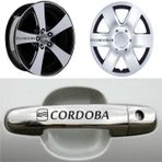 SEAT CORDOBA Kapı Kolu Jant Sticker Yapıştırma 8 Ad