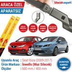 Seat İbiza 2009-2017 Muz Silecek Takımı