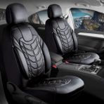 Seat Ibiza Yeni Uyumlu Deri Oto Koltuk Kılıfı Ön/arka Set Classy Seri Siyah