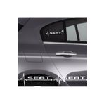 Seat ile Uyumlu Toledo İçin uyumlu Aksesuar Oto Ritim sticker 2 Adet 20 * 9 Cm